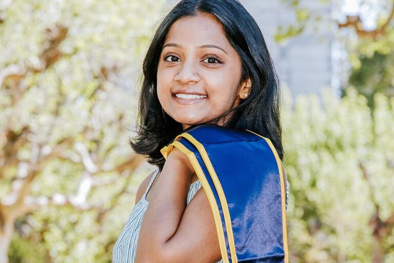 Photo of undergraduate student, DIVYA KRISHNAN