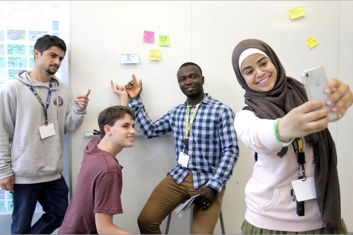 Incoming freshman at Jacobs Institute for Design Innovation during Golden Bear Orientation