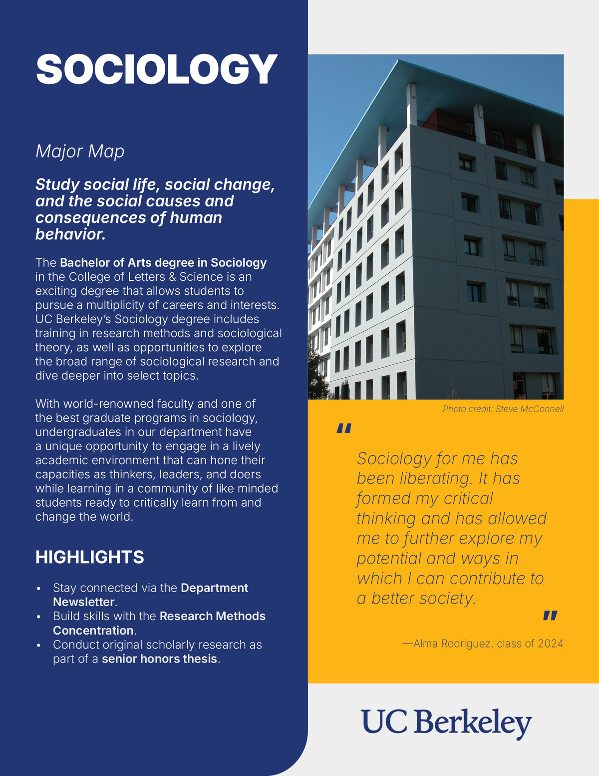 Link to download the Sociology major map print version