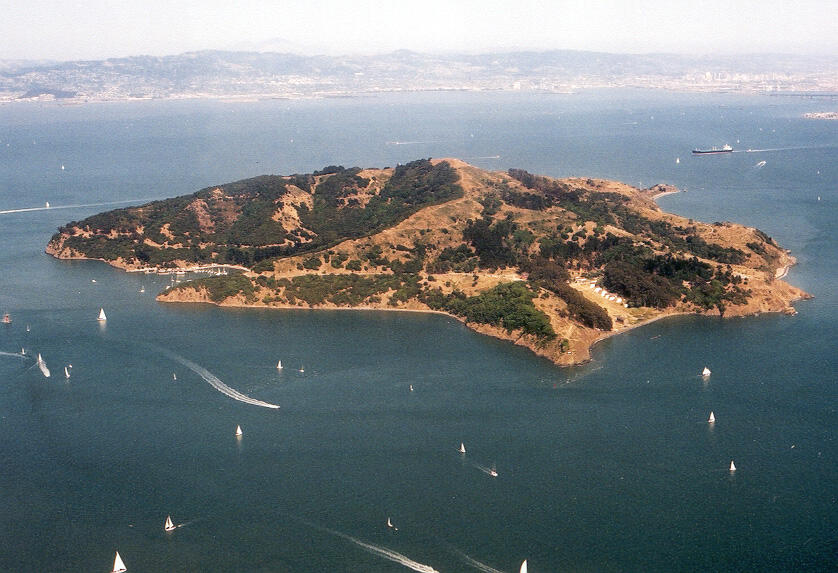 Angel Island Aerial View